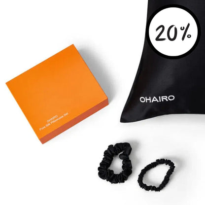 Black Silk Pillowcase Set